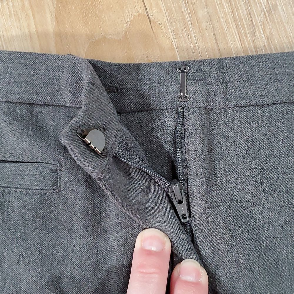 🔺️Dialogue Gray Tall Dressy Trousers Tall Size 6/28 - Picture 5 of 8